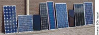 ensemble de panneaux solaires